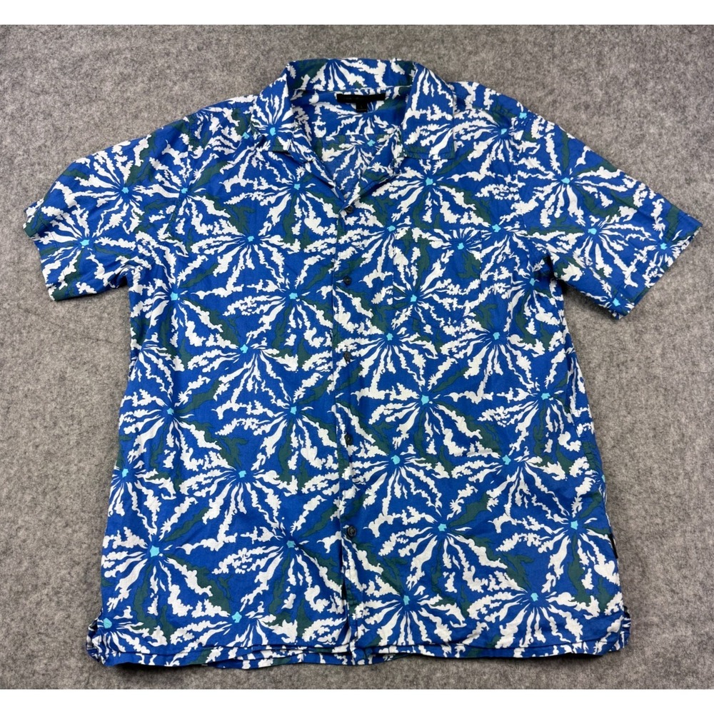 John Varvatos‎ Skip S.S. Reg Fit Sport Shirt Electric Sky Blue Large